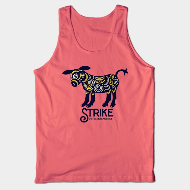 Cormoran Strike - Donkey Tank Top by MorvernDesigns